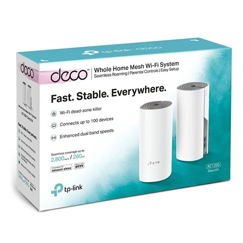 TP-Link AC1200 Deco E4 1200Mbps Mesh Wifi Sistemi