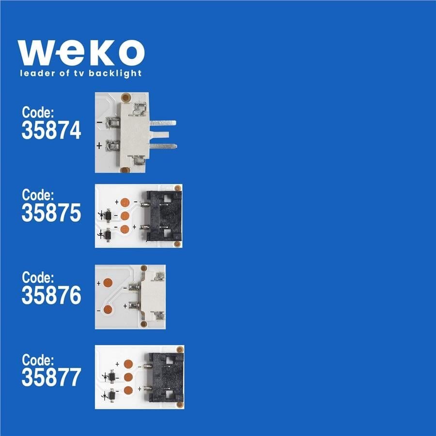 Wkset-5247 35874X3 35875X3 35876X2 35877X2 Lg İnnotek 17Y 60İnch 10 Adet Led Bar