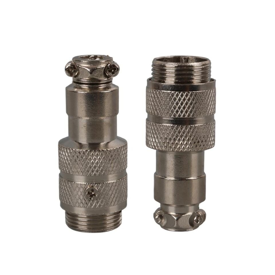 Mayk GX16-3 Pinli Metal Erkek Konnektör (M16 - 16Mm)