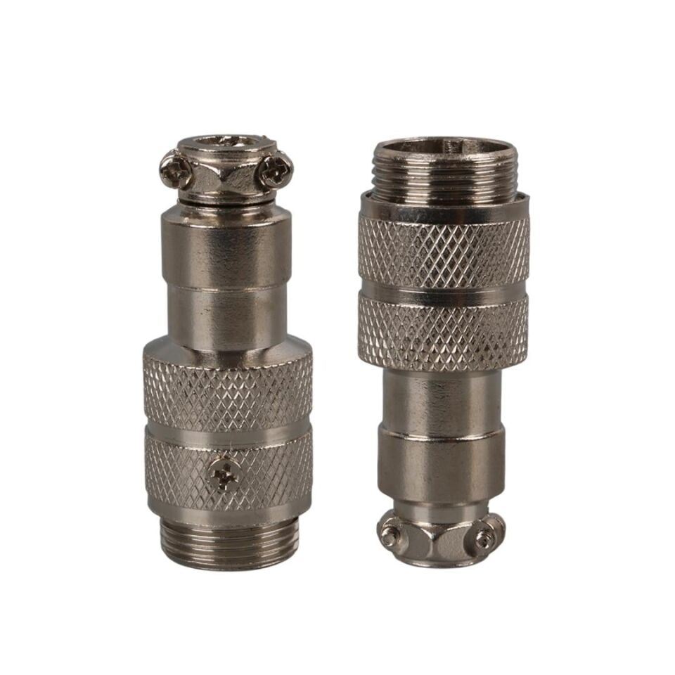 Mayk GX16-2 Pinli Metal Erkek Konnektör (M16 - 16Mm)