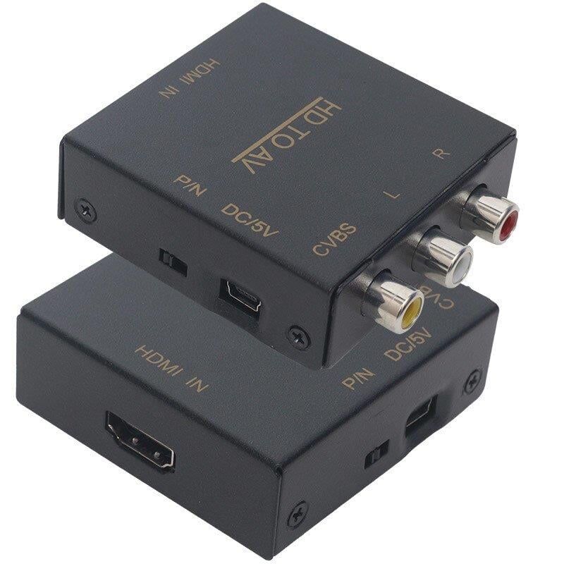 Powermaster Metal Kasa HDMI To Rca Av Çevirici Adaptör