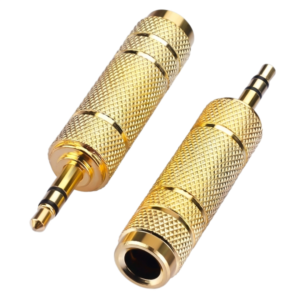 Powermaster PM-29964 3.5 Mm Stereo Erkek-1 Dişi 6.3 Mm Metal Jack