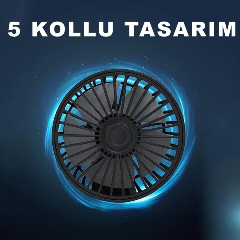 Powermaster Fan10 12 Volt Dc Çakmaklıklı Mini 2'Li Araç Fanı