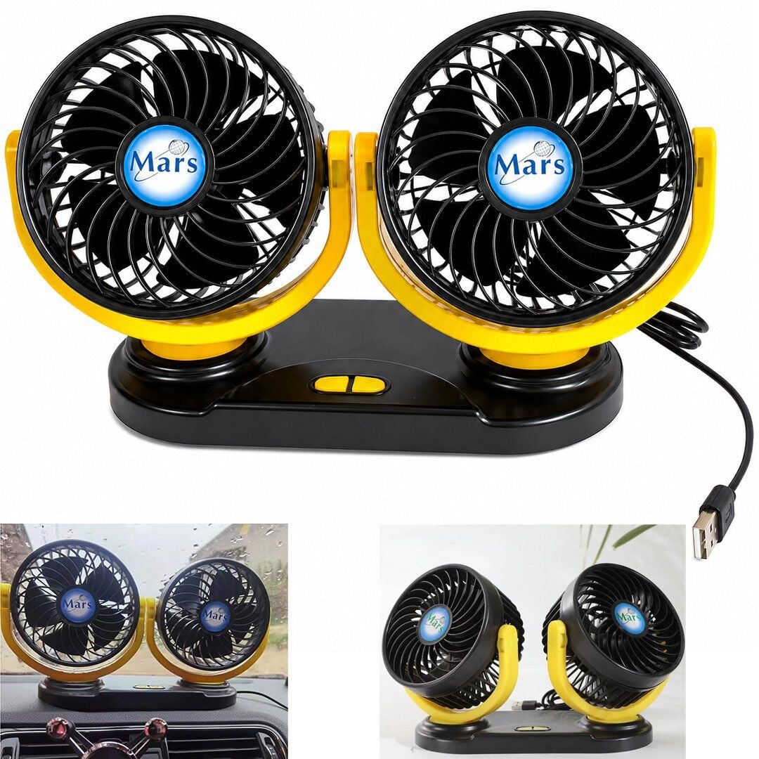 Powermaster X916 Usb Girişli 2’Li Ev Ofis Araç Fanı