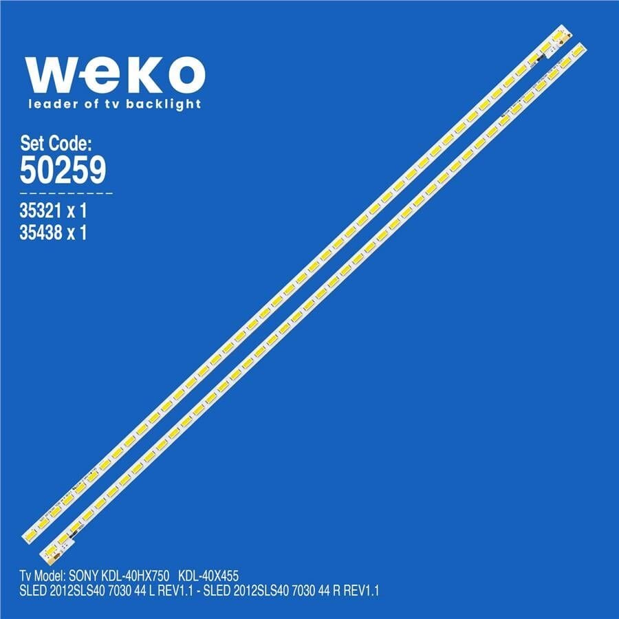 Wkset-5259 35321X1 35438X1 Sled 2012Sls40 7030 2 Adet Led Bar (44Led)