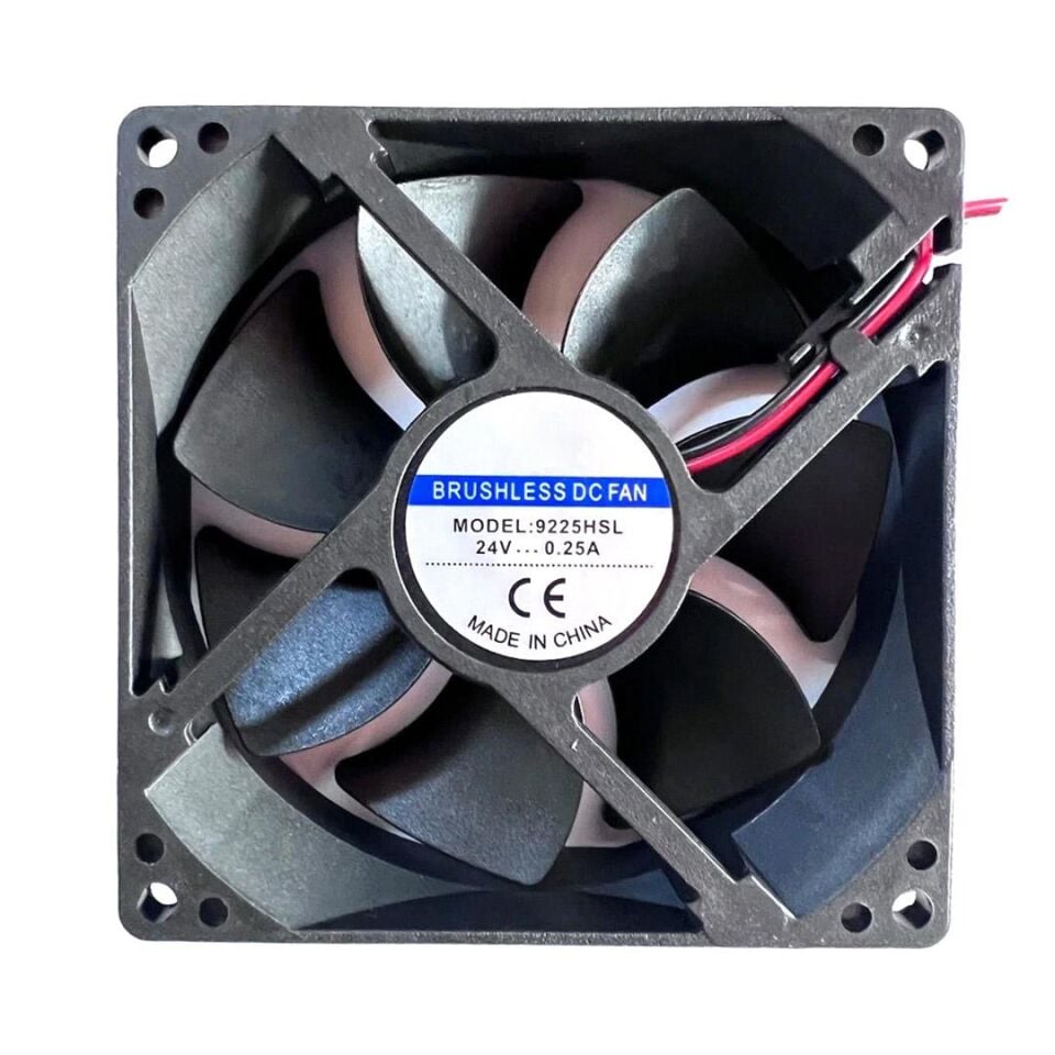 Powermaster PM-21378 90X90X25 Mm 9X9 24 Volt Fan