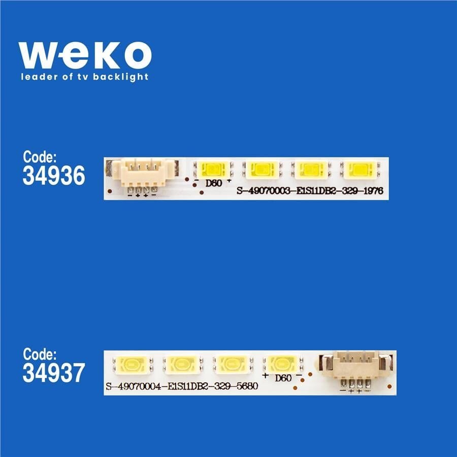 Wkset-5484 34936X1 34937X1 Thc420009 2 Adet Led Bar (60Led)