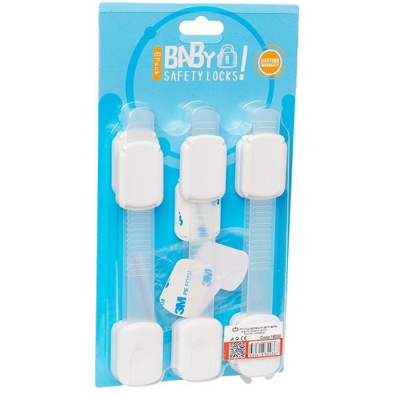 Powermaster PM-19330 6’lı Çocuk Dolap-Çekmece Güvenlik Kilidi