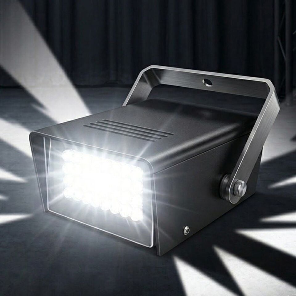 Powermaster Pm-25925 Sese Duyarlı Strobe Beyaz Sahne Işığı