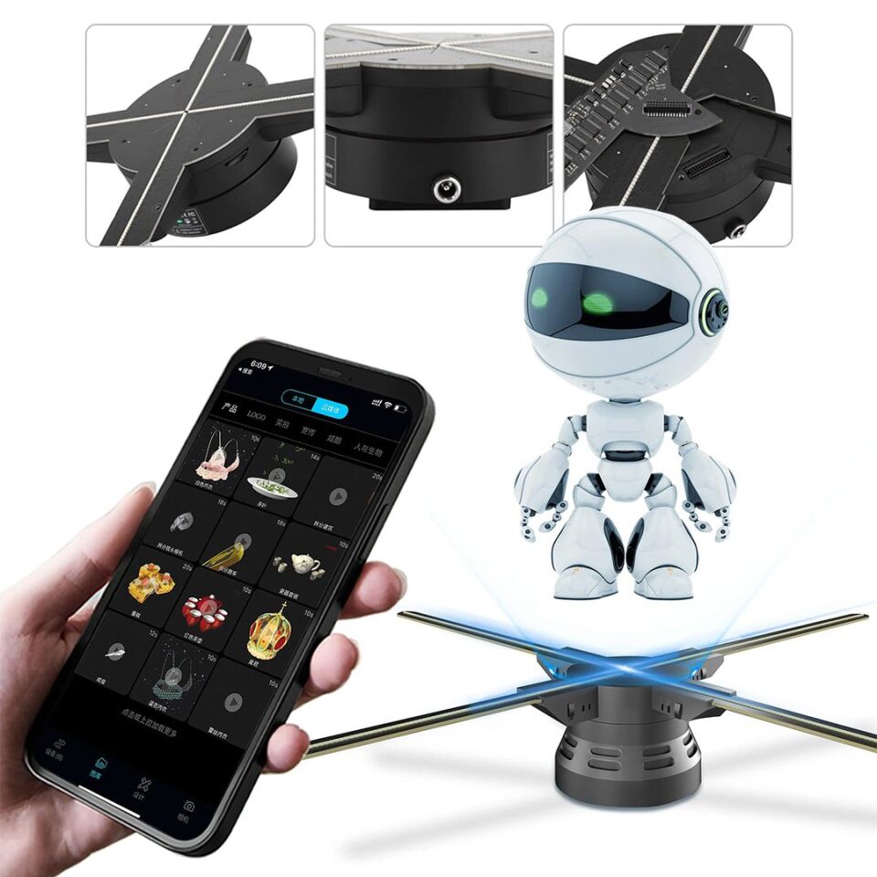 Hello Z7H 3D Hologram Fan