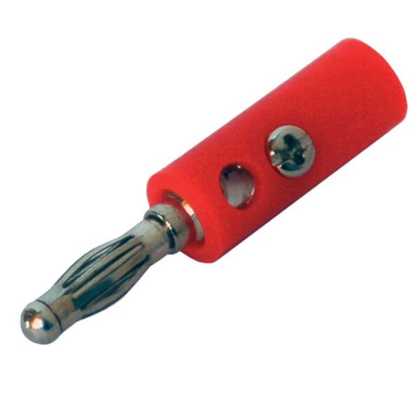 Powermaster IC-238A Kırmızı Banan Jack Fiş