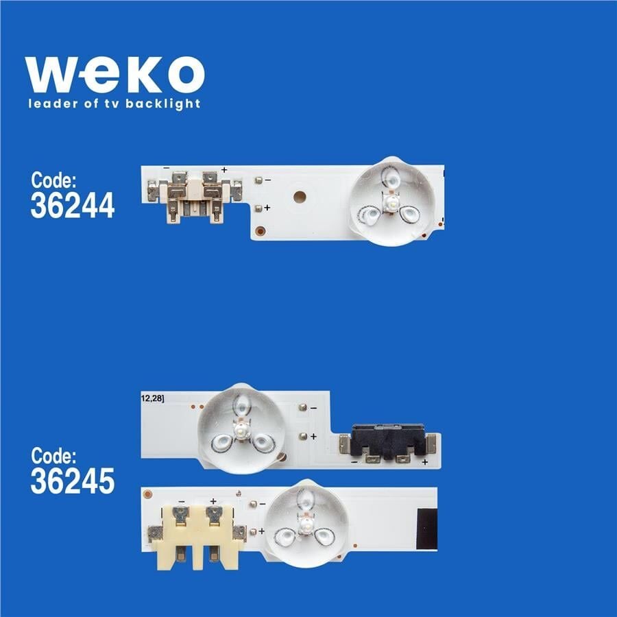 Wkset-5492 36244X7 36245X7 Samsung 2013Svs39f L/R Birleştirilmiş Led Kodu 7 Adet Led Bar