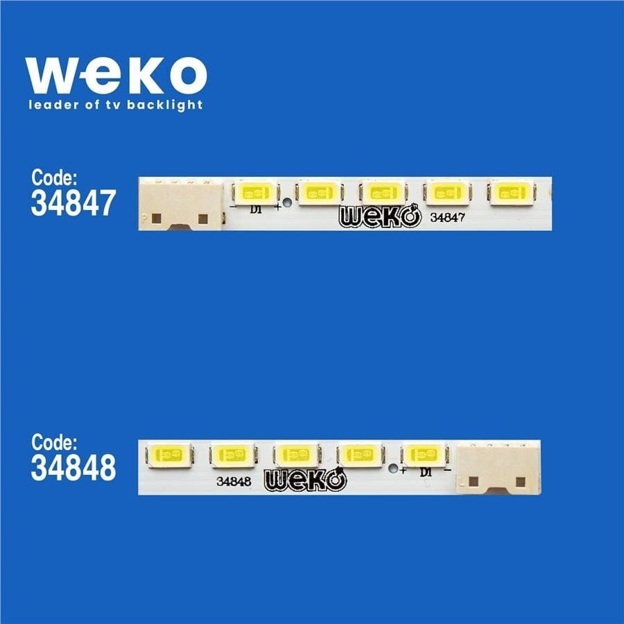 Wkset-5264 34847X2 34848X2 Lg Innotek 47 V5 Edge Rev 0.4 (090918) 4 Adet Led Bar (66Led)