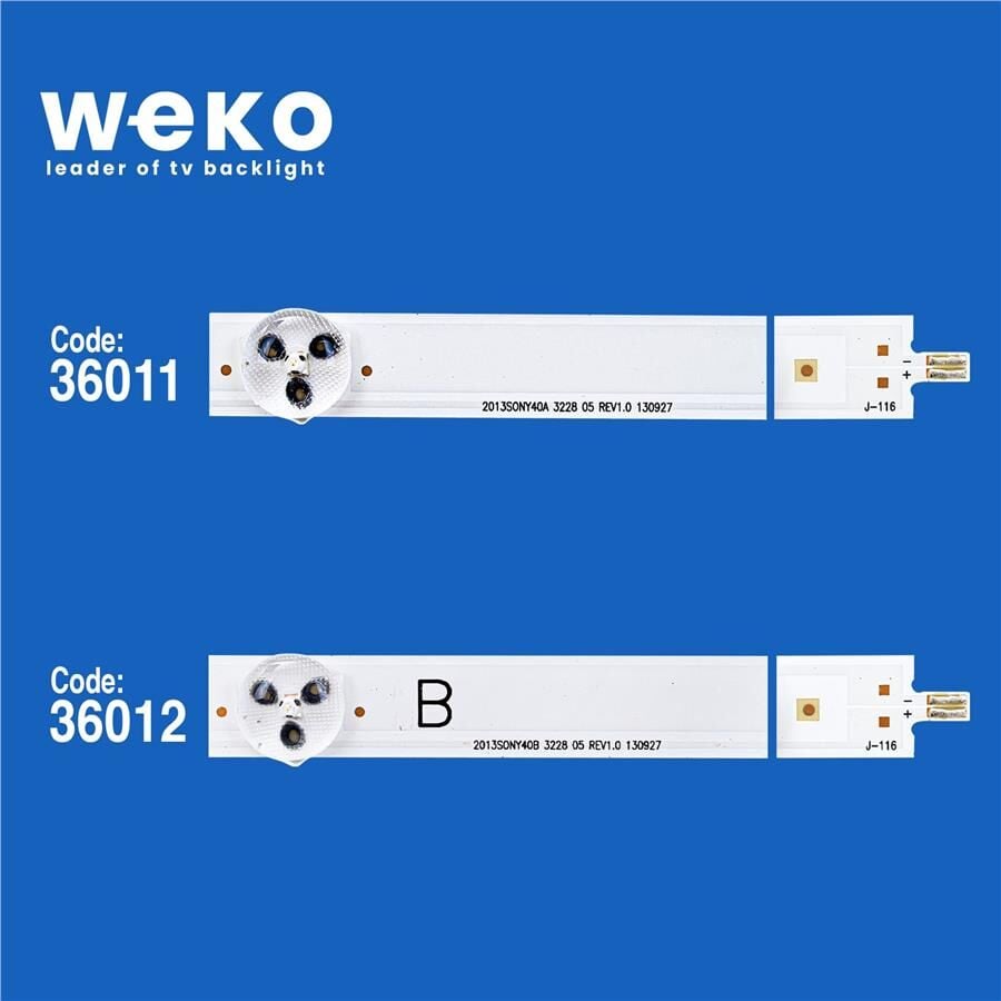 Wkset-5493 36011X5 36012X5 Samsung 2013Sony40 10 Adet Led Bar (38,8Cm)