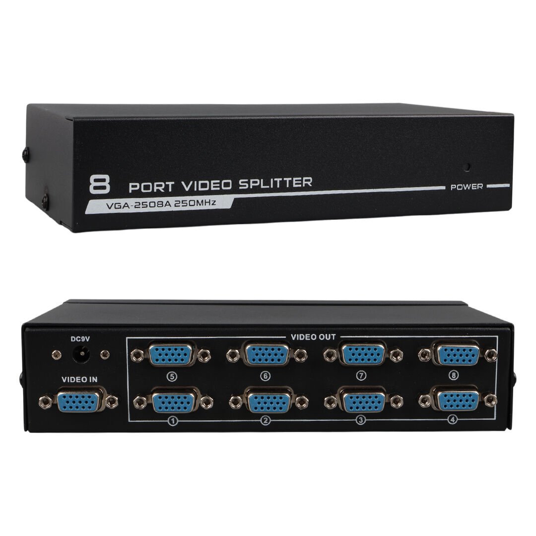 Powermaster PM-2553 8 Port VGA Dağıtıcı Çoğaltıcı Splitter