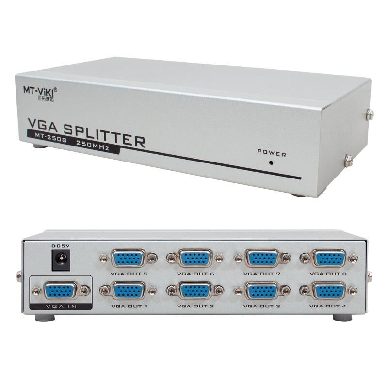 Powermaster PM-2553 8 Port VGA Dağıtıcı Çoğaltıcı Splitter