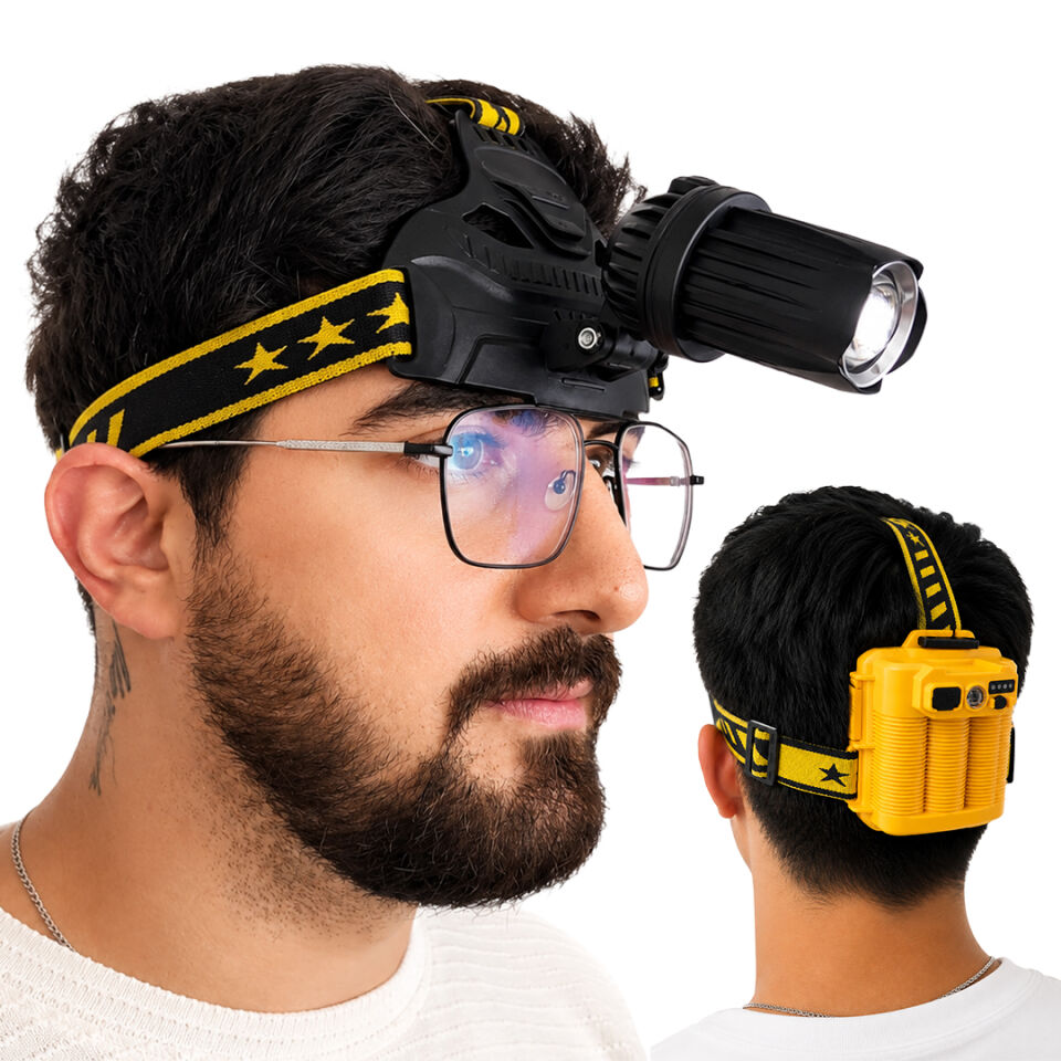Powermaster MX-W643 Şarjlı Zoomlu Ledli Kafa Feneri