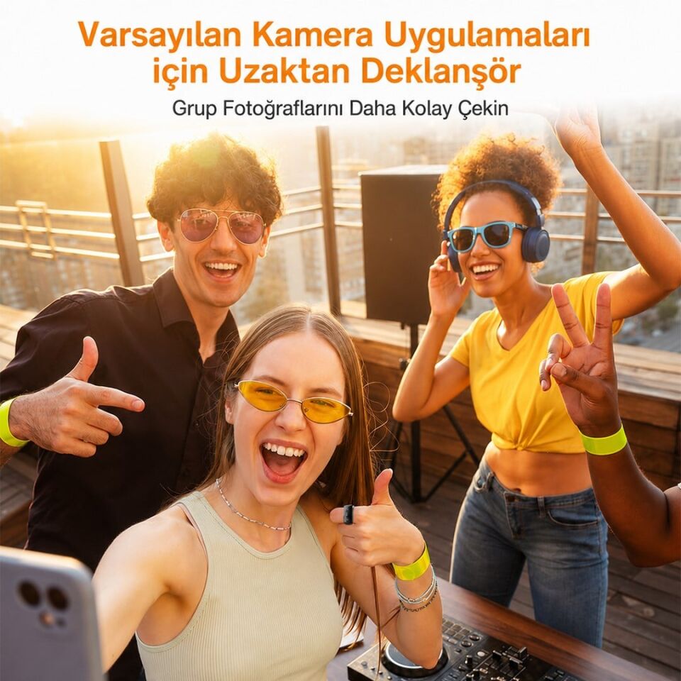Powermaster PM-24897 Kablosuz Bluetooth Yüzük Kumanda