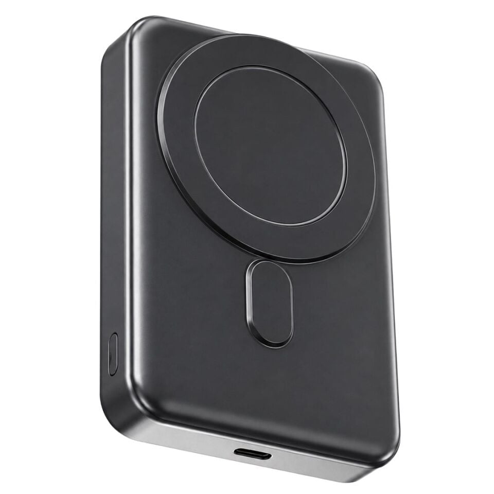 Snapron SNP-3025 22.5W LCD Erkan Magsafe PD 10.000Mah Kablosuz Hızlı Şarjlı Powerbank