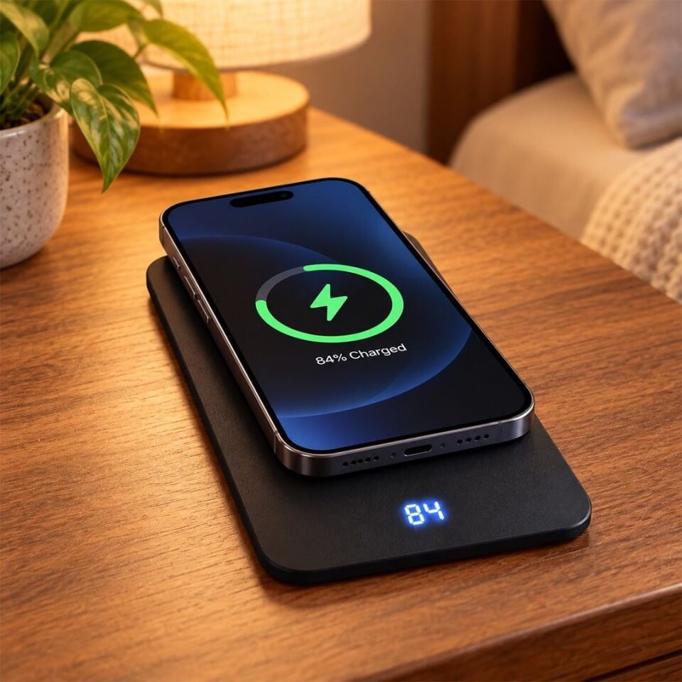 Snapron SNP-3025 22.5W LCD Erkan Magsafe PD 10.000Mah Kablosuz Hızlı Şarjlı Powerbank