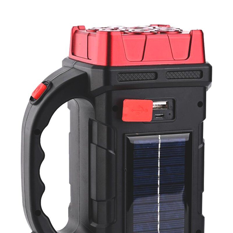 Powermaster HB-1678 Solarlı USB Çıkışlı Şarjlı Kamp Feneri