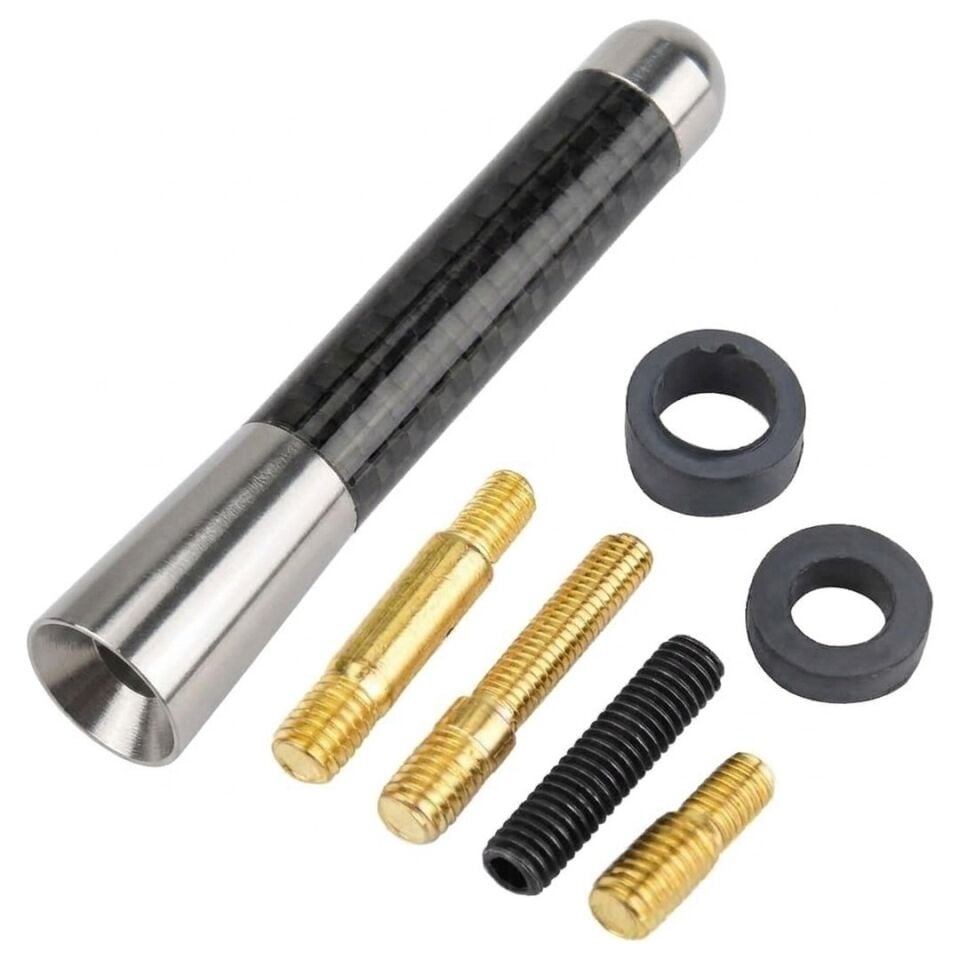 Powermaster PM-26308 Universal Mavi Karbon Fiber Oto Çubuk Radyo Anteni