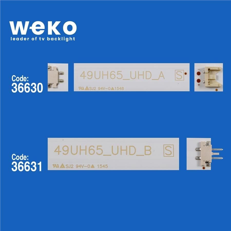 Wkset-5499 36630X4 36631X4 Ssc_49İnch_Uhd 8 Adet Led Bar
