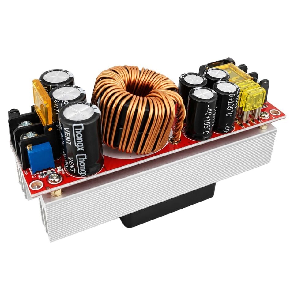 Powermaster PM-28740 1500 Watt 20 Amper 10-60V To 12-90V Ayarlanabilir Boost (Yükseltici) Modül