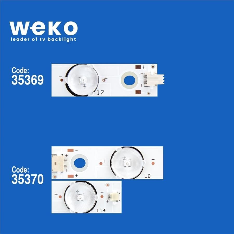 Wkset-5274 35369X4 35370X4 Ms-L1312-R/Ms-L1312-L 8 Adet Led Bar