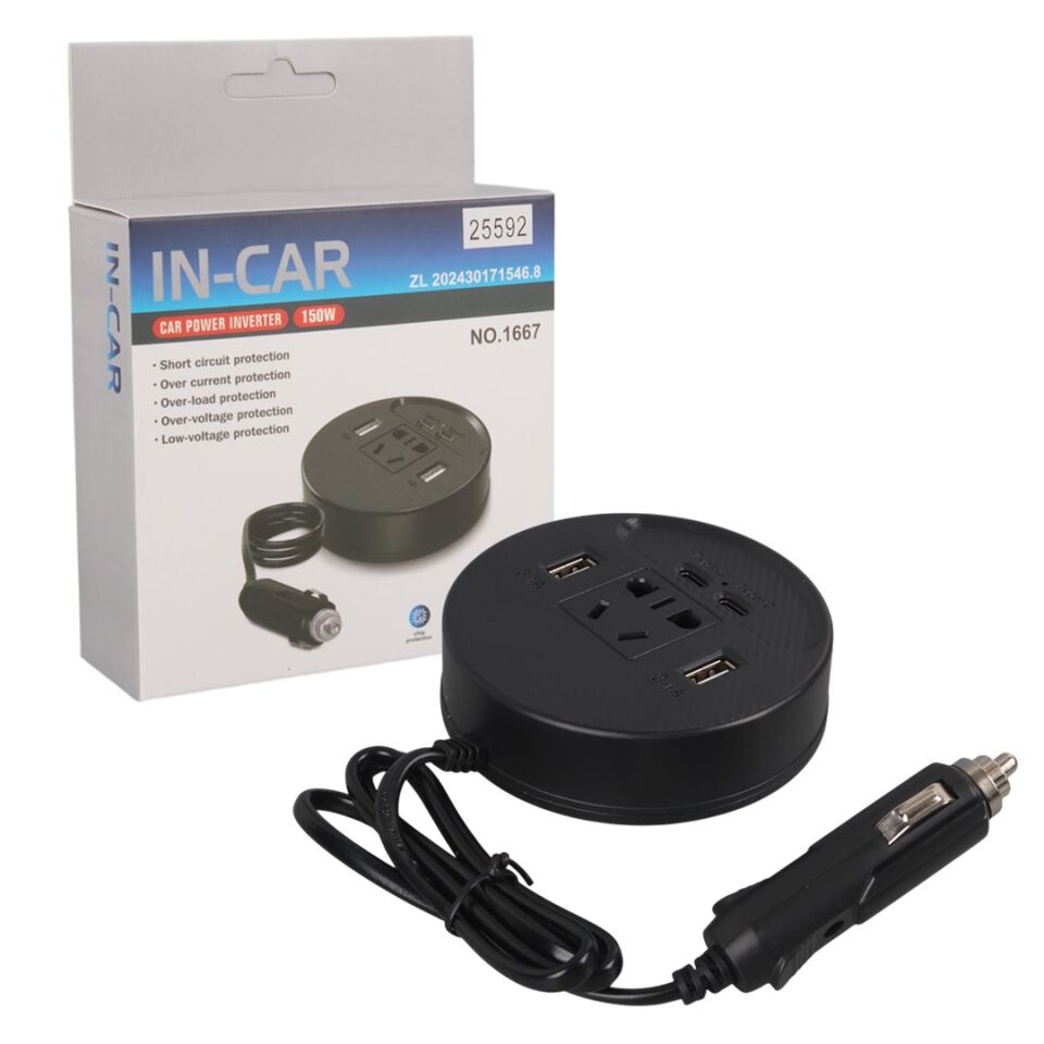 Olesson 1667 DC 12-24V 150W Oto Araç Power İnverter