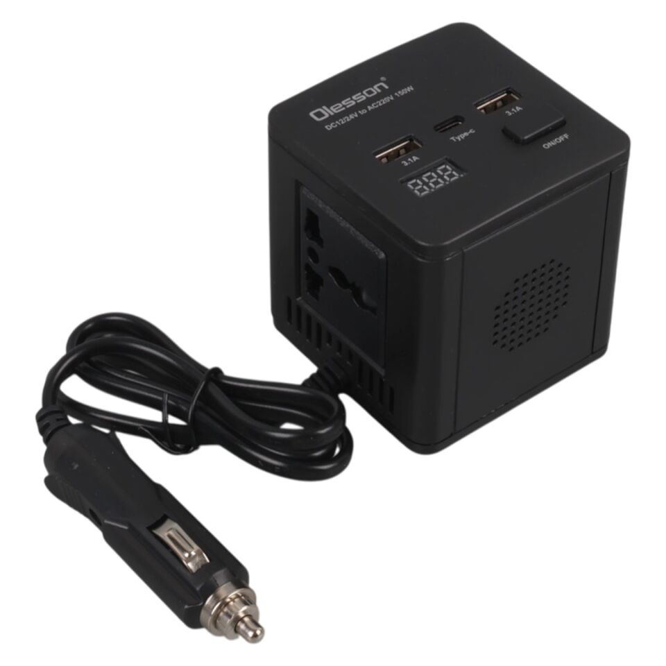 Olesson 1663 DC 12-24V 150W Oto Araç Power İnverter