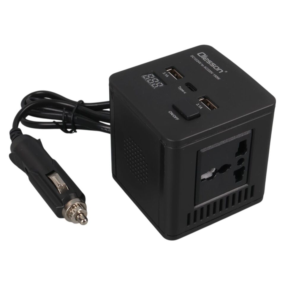 Olesson 1663 DC 12-24V 150W Oto Araç Power İnverter