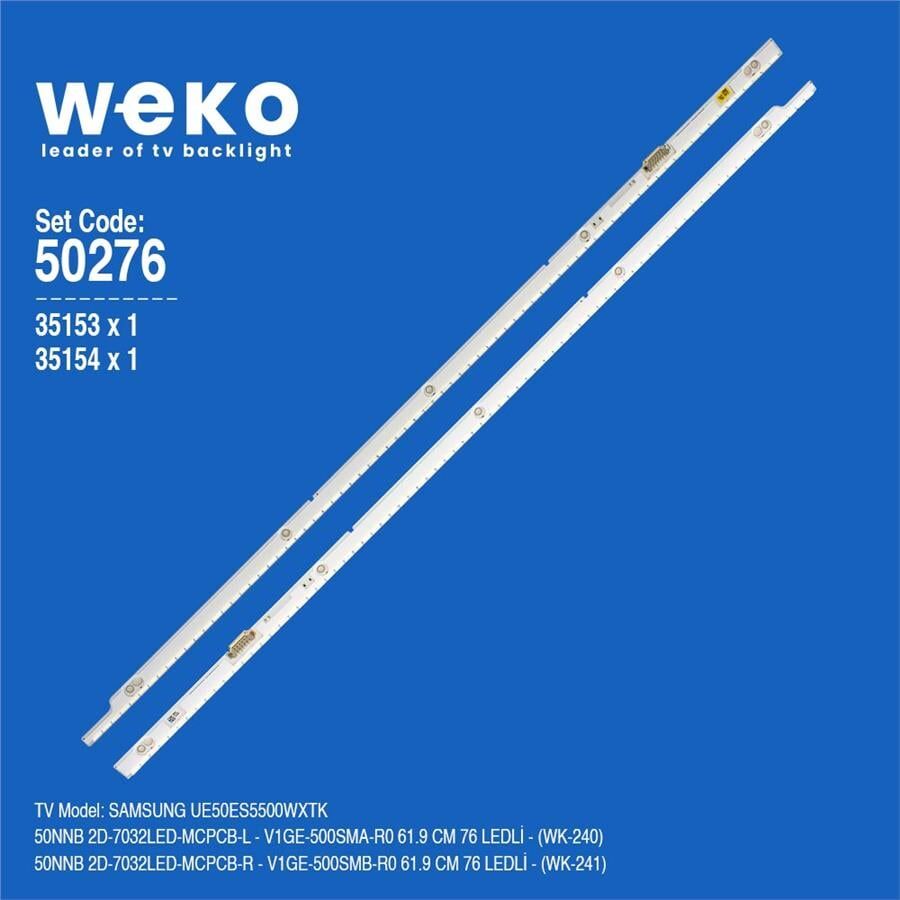 Wkset-5276 35153X1 35154X1 50Nnb 2D-7032Led-Mcpcb 2 Adet Led Bar (76Led)