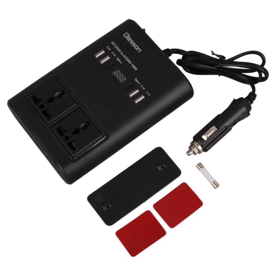 Olesson 1662 DC 12-24V 150W Oto Araç Power İnverter