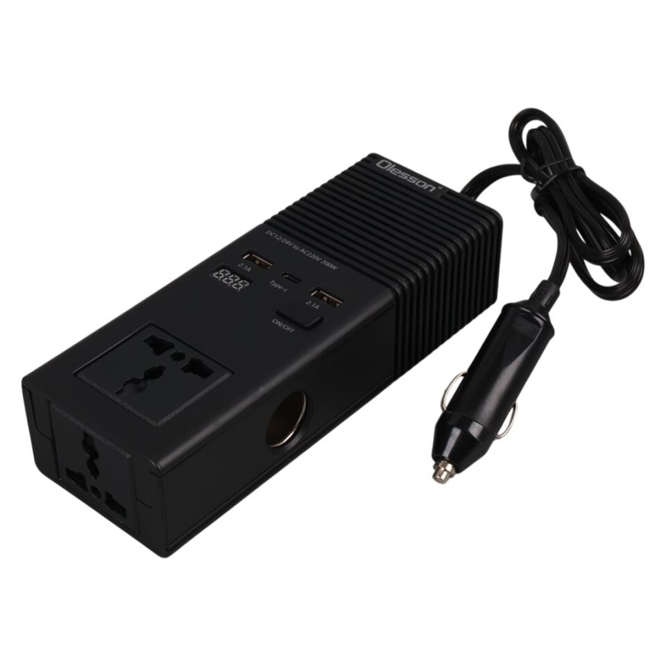 Olesson 1665 DC 12-24V 200W Oto Araç Power İnverter