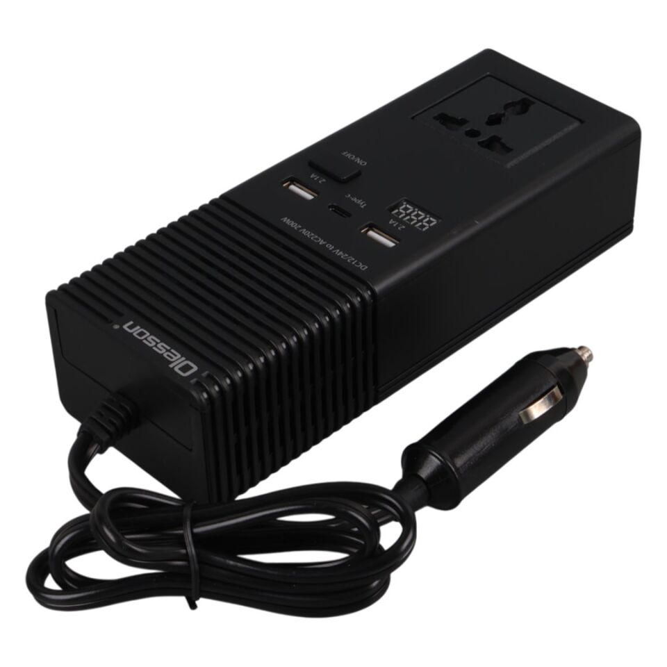 Olesson 1665 DC 12-24V 200W Oto Araç Power İnverter