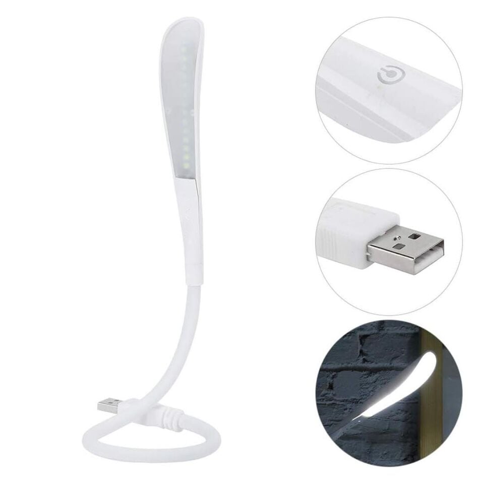 Powermaster PM-24560 14 Ledli Beyaz Esnek Usb Led Lamba