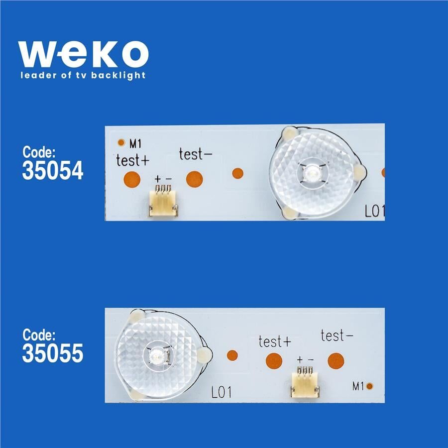 Wkset-5502 35054X5 35055X5 Hl-2A480A28-0302 10 Adet Led Bar