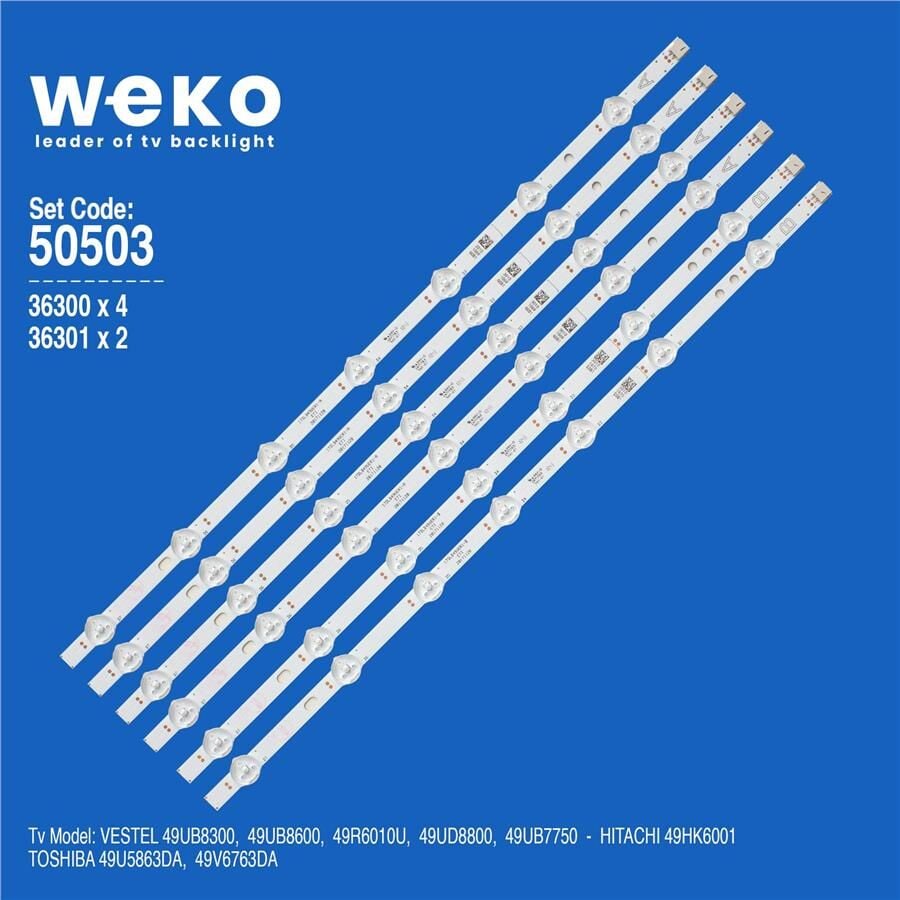 Wkset-5503 36300X4 36301X2 17Dlb49uer1 6 Adet Led Bar (7Lens)