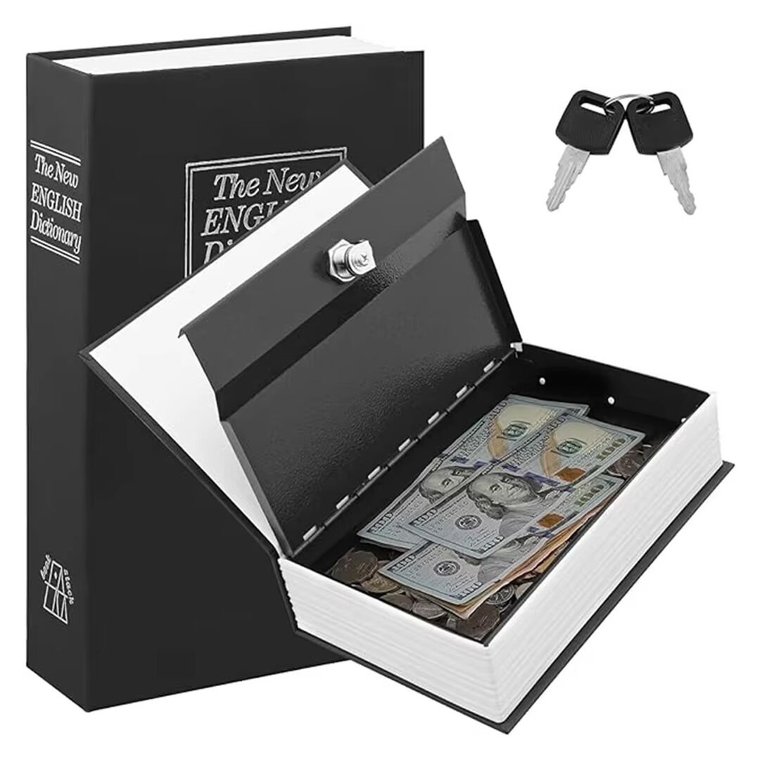 Sunup SN-26087 Kitap Görünümlü Metal Kasa Kumbara