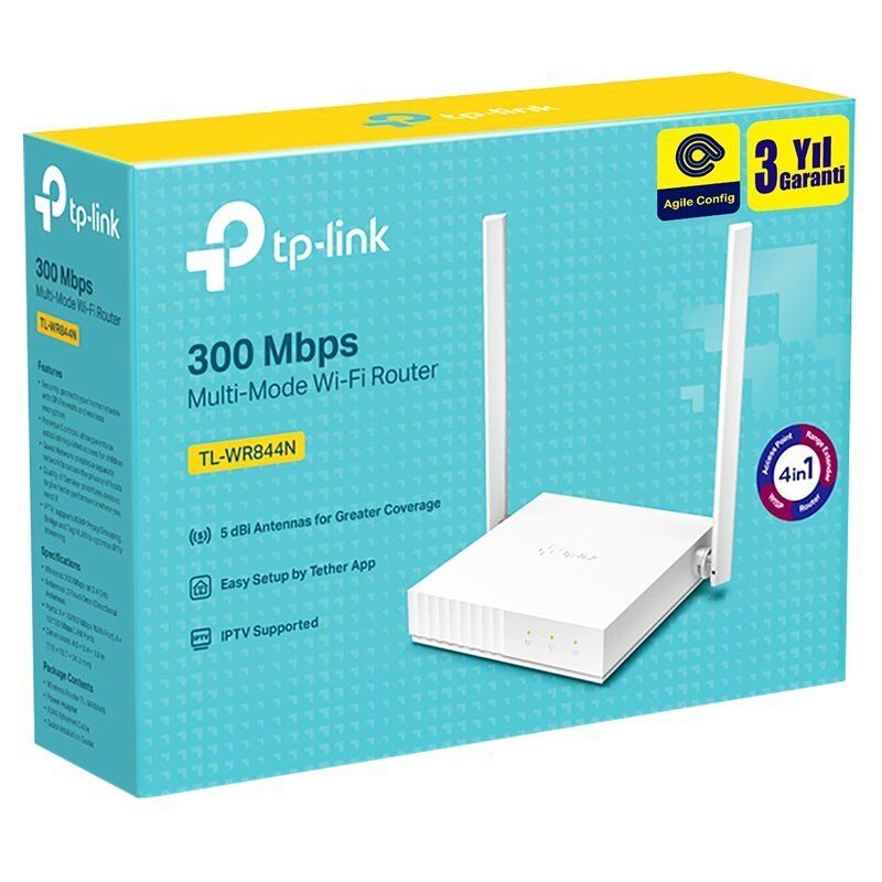 TP-Link TL-WR844N 300 Mbps 5 dBi Multi-Mode Wifi Router