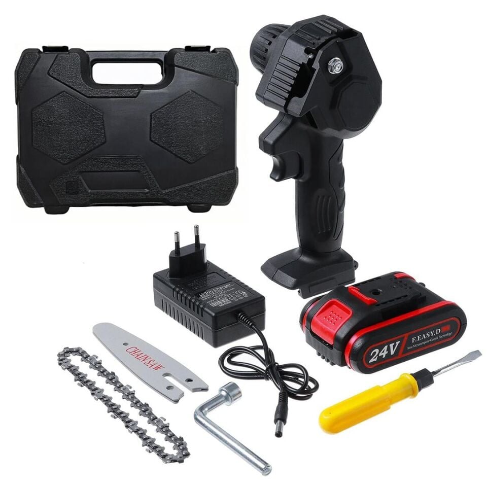 Powermaster PM-20309 Zincirli Şarjlı Matkap Testere
