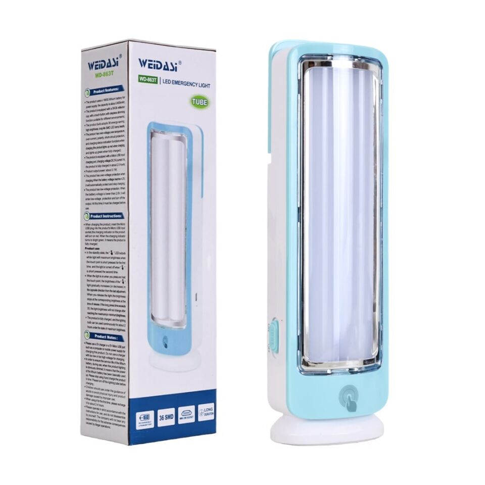 Powermaster WD-863T 36 Ledli Şarjlı Işıldak