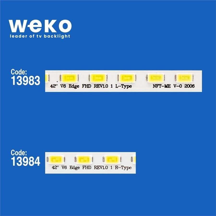 Wkset-5283 13983X1 13984X1 42 V6 Edge Fhd Rev1.0  2 Adet Led Bar (56Led)
