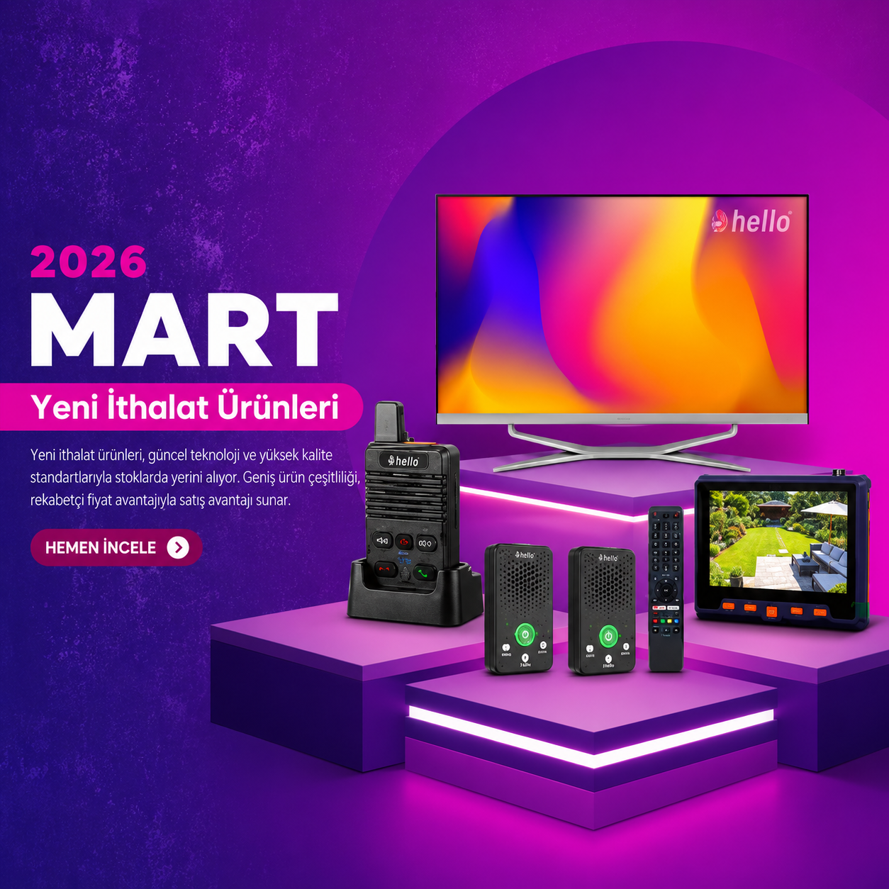  Yeni İthalat Ürünleri Mart 2026