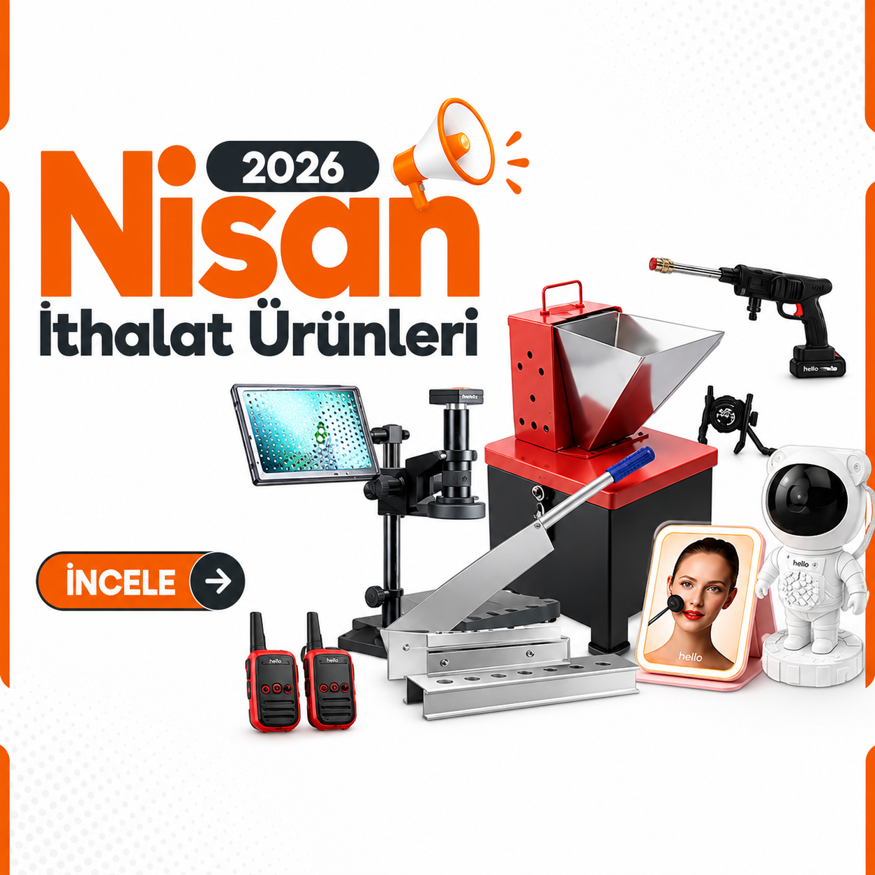 Yeni İthalat Ürünleri Nisan 2026